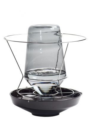 Hidden Vase klein Valerie Objects Grau